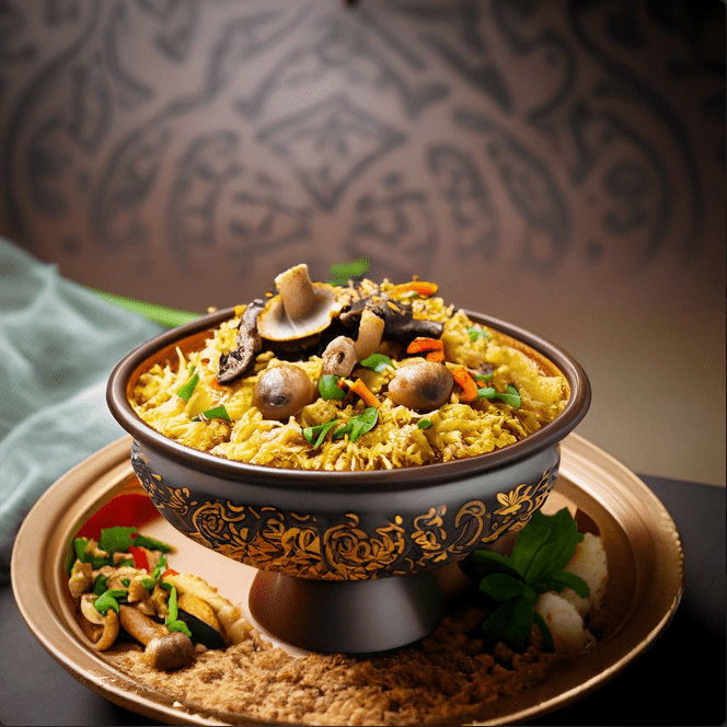 Mushroom Biryani